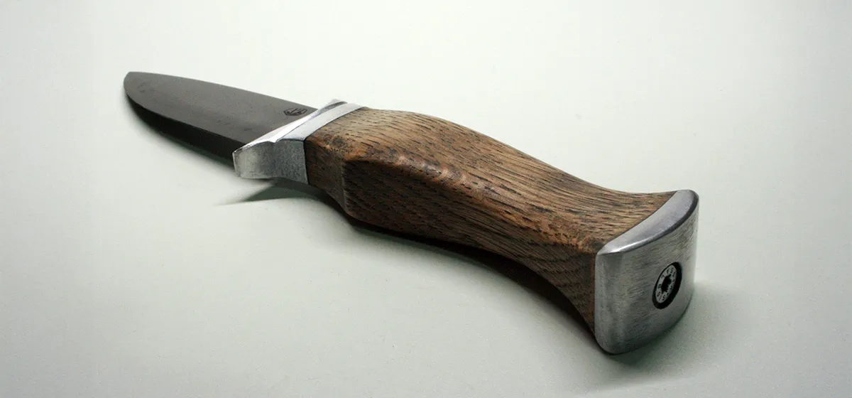 couteau de chasse outdoor manche en chêne