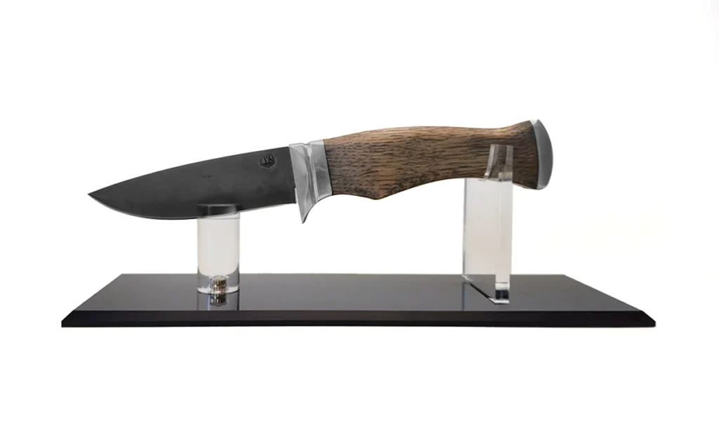 couteau de chasse artisanal trappeur JVB Forge
