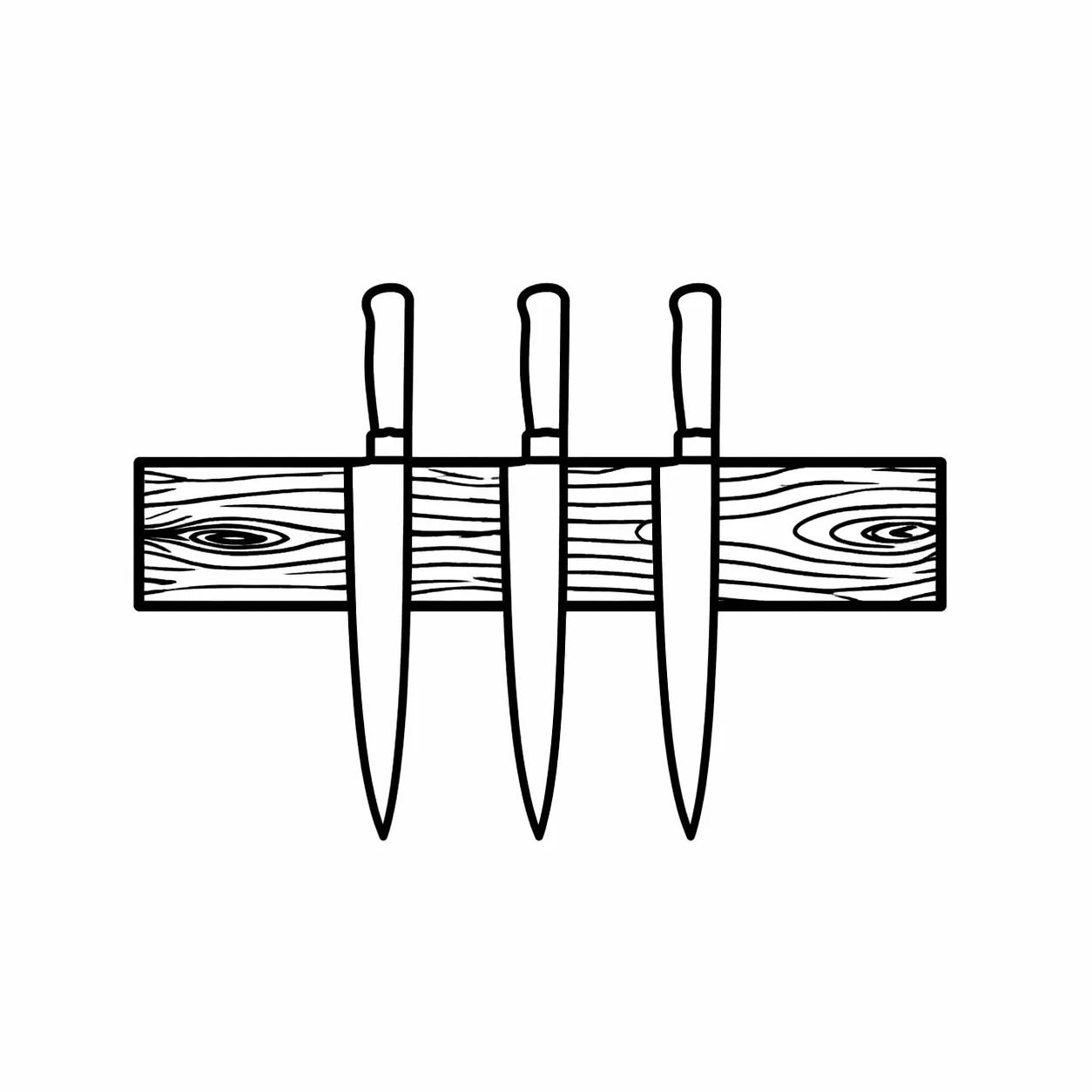 Support mural bois brûlé