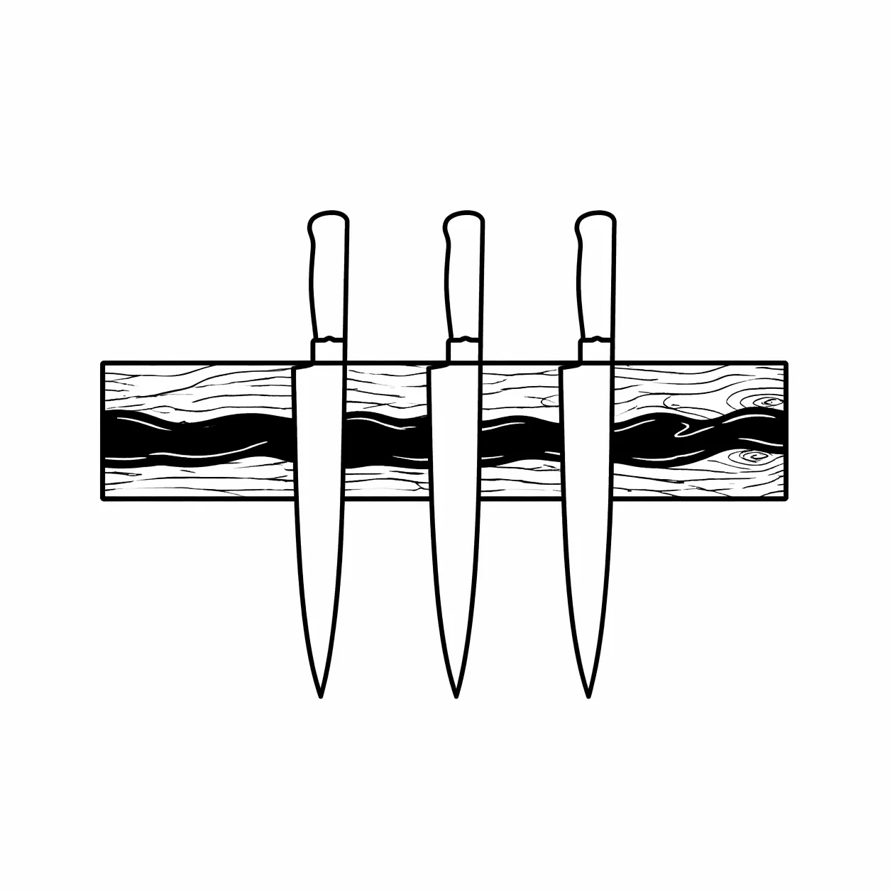 Support mural rivière résine