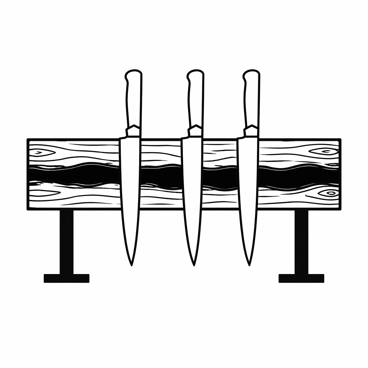 Support à poser rivière résine