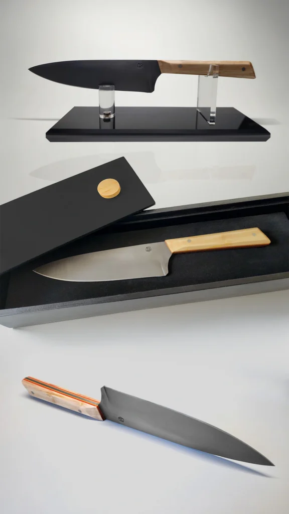 Couteau chef finition matte