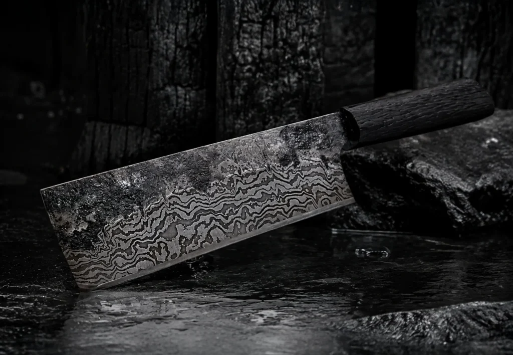 couteau nakiri damas jvb forge