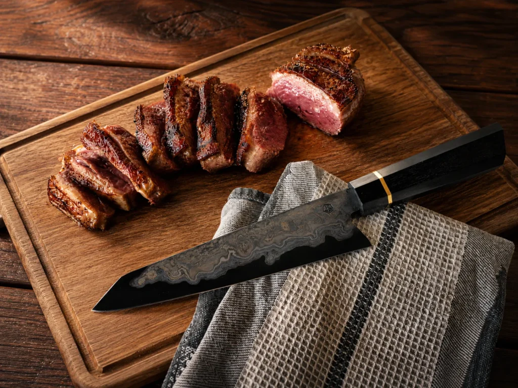 couteau cuisine kiritsuke san mai JVB Forge