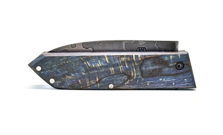 couteau pliant damas